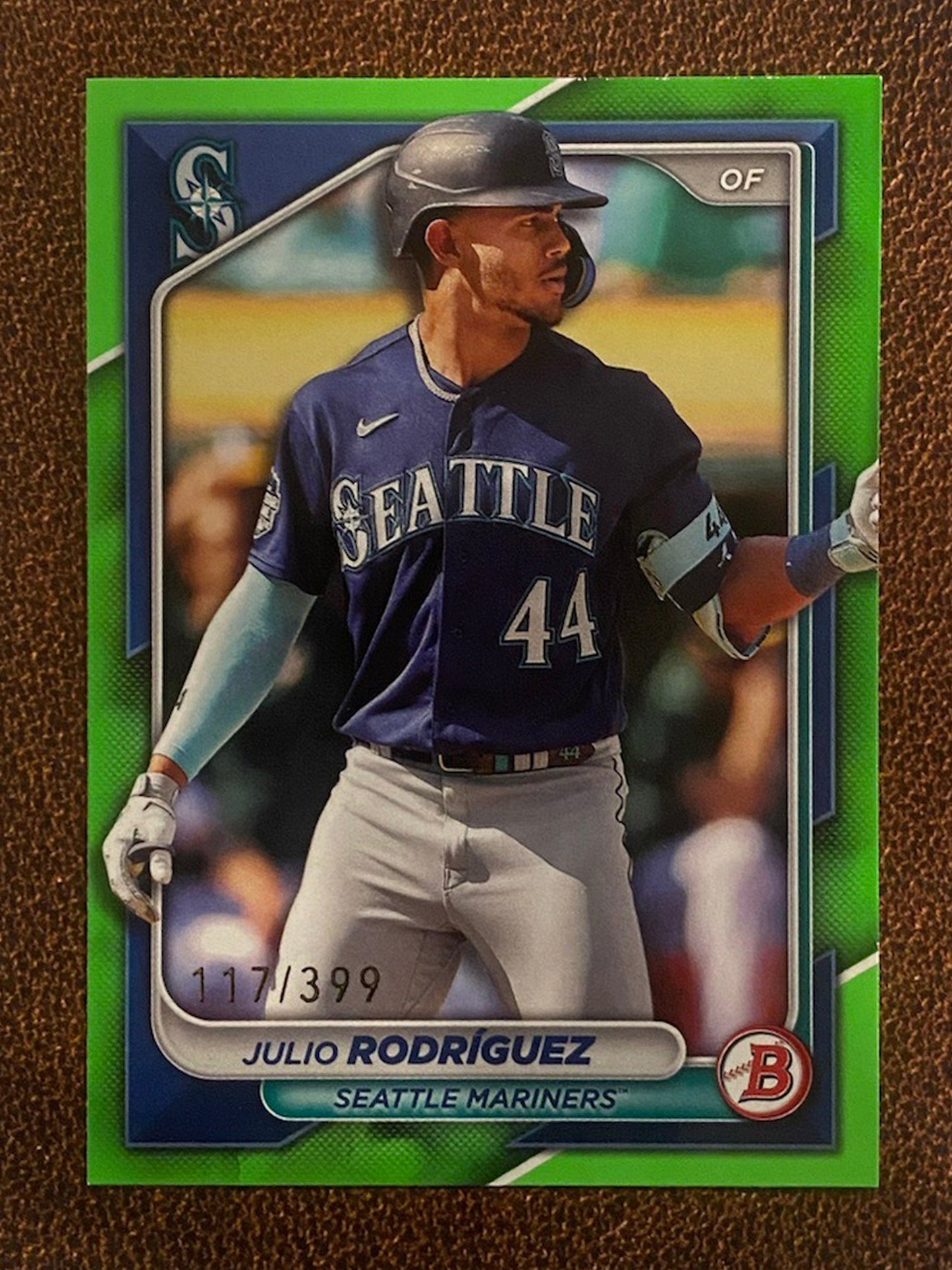 Julio Rodríguez - 2024 Bowman - Green /399 - Mariners