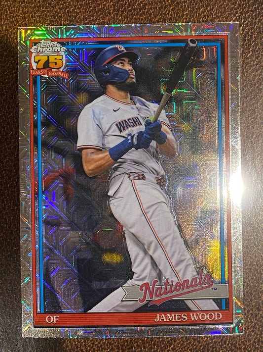 James Wood - 2026 Topps Series 1 - Mojo Refractor - Nationals