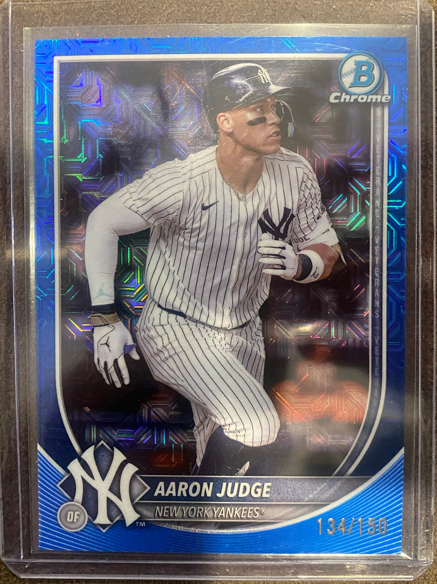 Aaron Judge - 2025 Bowman Chrome - BLUE Mojo /150 - Yankees