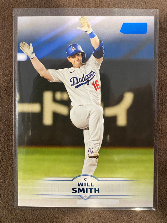 Will Smith - 2025 Topps Stadium Club - Blue Foil (PR: 275) - Dodgers