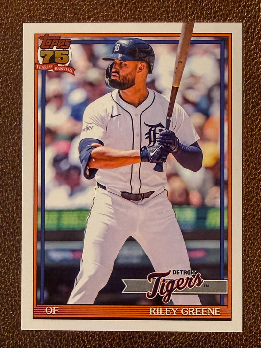 Riley Greene - 2026 Topps Series 1 - 1991 Insert - Tigers