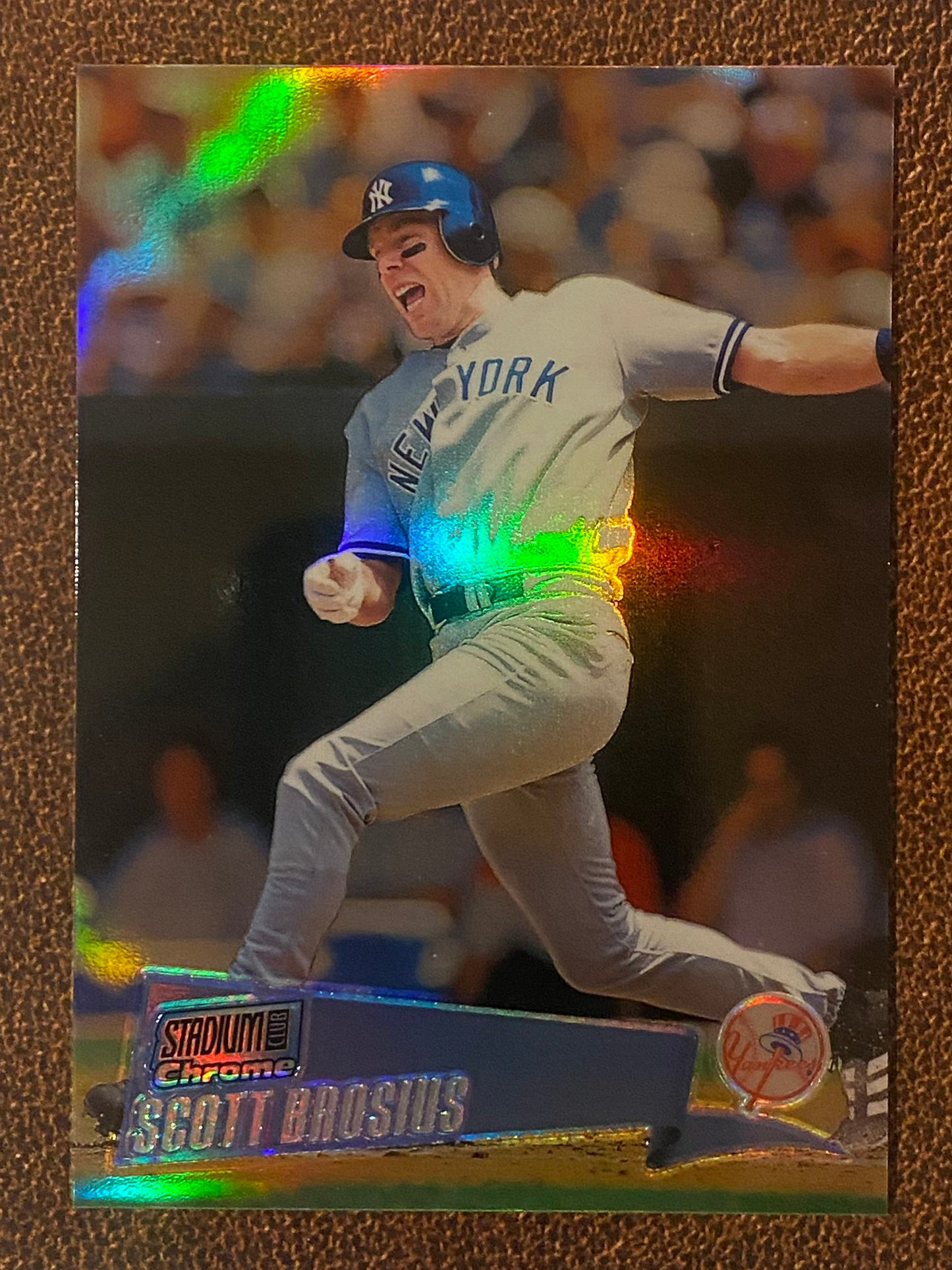 Scott Brosius - 2000 Stadium Club Chrome - Refractor - Yankees