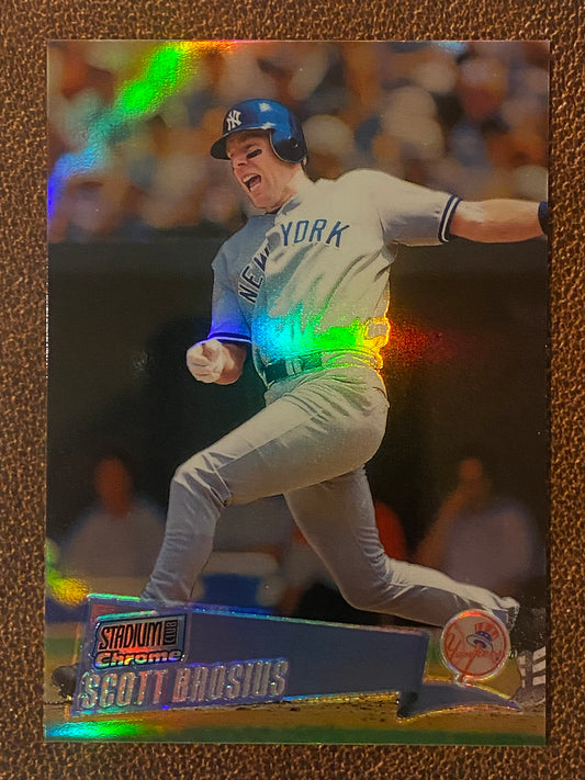 Scott Brosius - 2000 Stadium Club Chrome - Refractor - Yankees