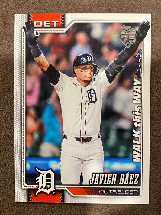 Javier Baez - 2026 Topps Series 1 - Walk This Way SP - Tigers