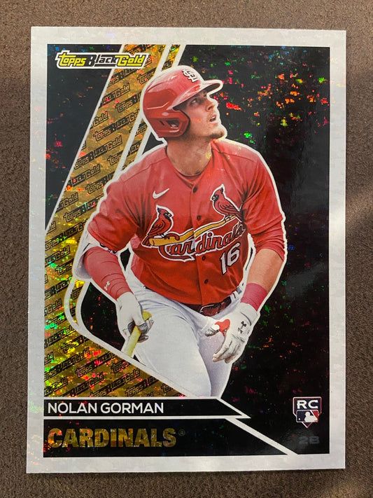 Nolan Gorman - 2023 Topps Update - Black Gold - Cardinals