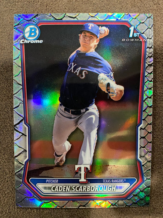Caden Scarborough - 2026 Bowman - Reptilian - Rangers