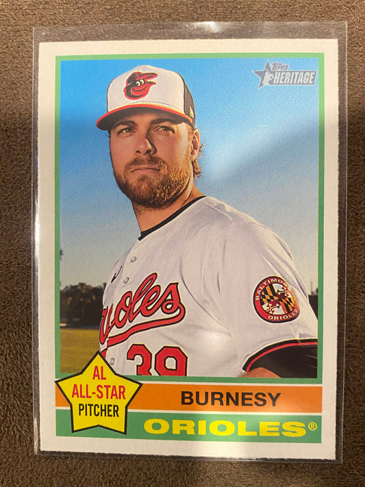 Corbin Burnes - 2025 Topps Heritage - Nickname Variation - Orioles
