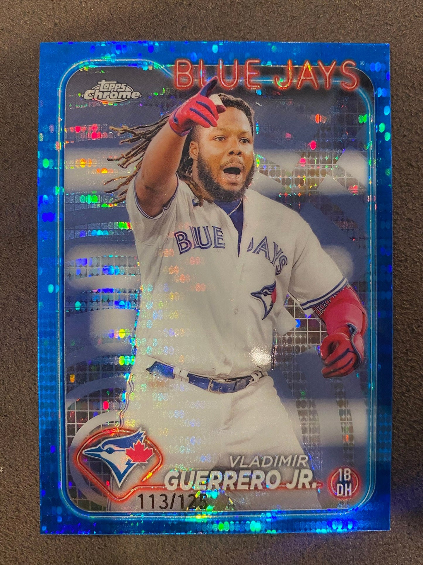 Vladimir Guerrero Jr. - 2024 Topps Chrome - Blue Sonar /125 - Blue Jays