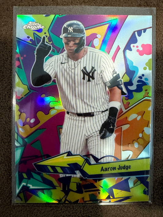 Aaron Judge - 2026 Topps Chrome - Wild Style SSP. - Yankees