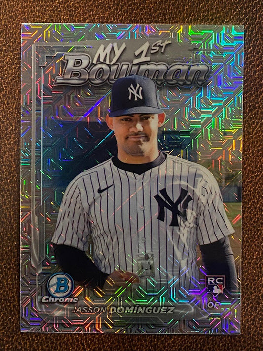 Jasson Dominguez - 2024 Bowman Chrome - My First Bowman Mojo Refrector - Yankees