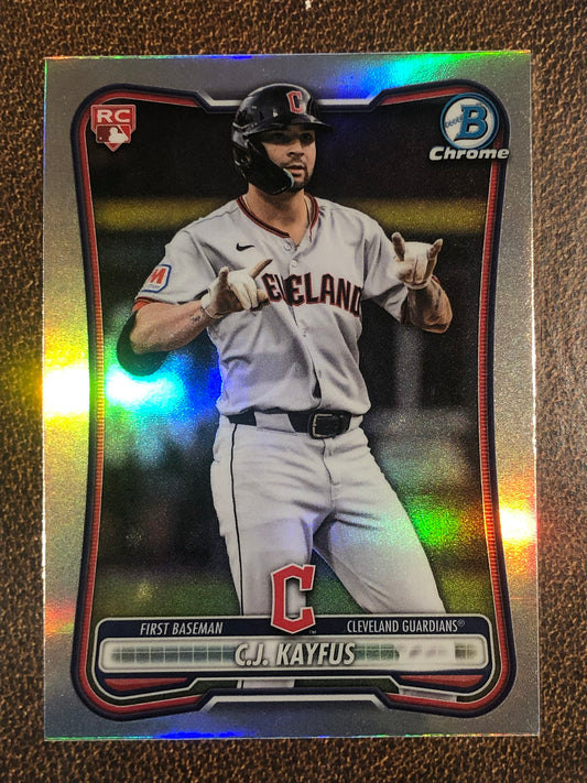 C.J. Kayfus - 2026 Bowman - Red Rookie Refractor - Guardians