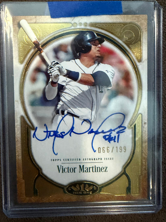 Victor Martinez - 2026 Topps Tier One - Auto /199 - Tigers