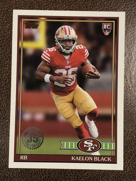Kaelon Black - 2026 Topps Flagship - 1991 Insert - 49ers