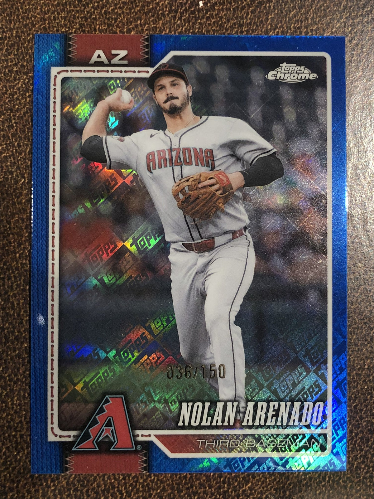 Nolan Arenado - 2026 Topps Chrome - BLUE Fanatics Topps Foil /150 - Diamondbacks