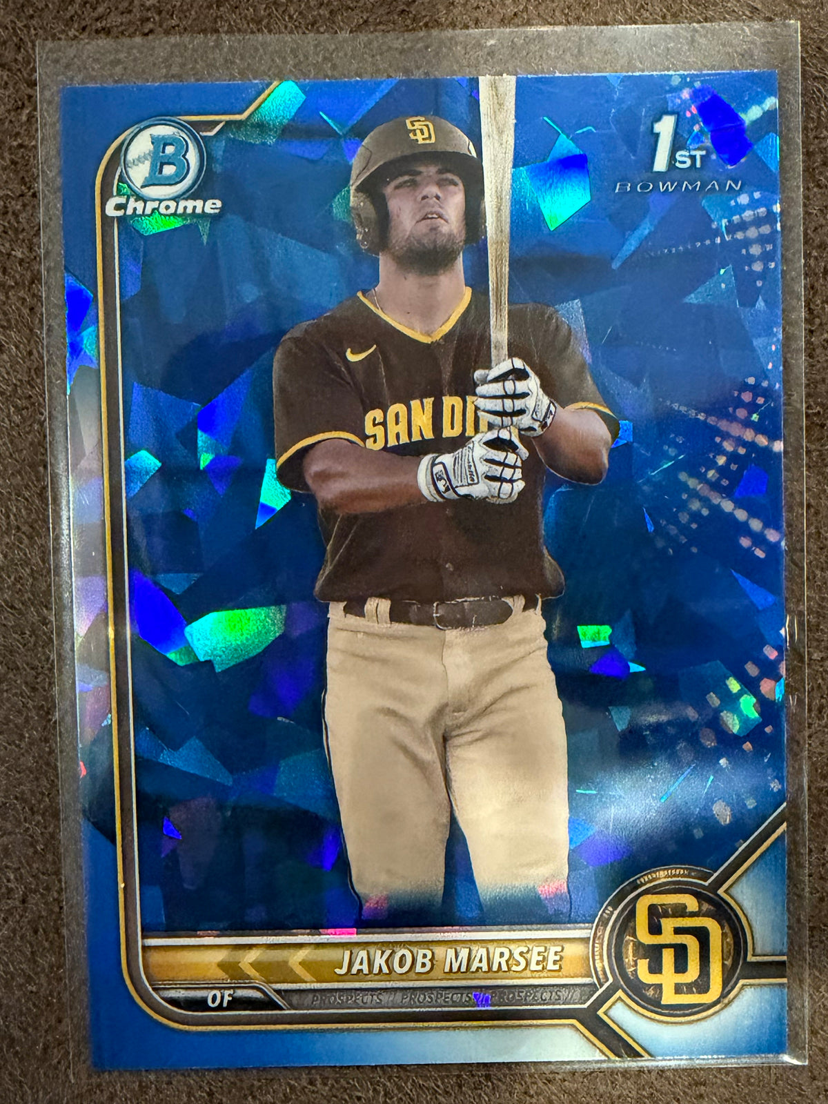 Jakob Marsee - 2022 Bowman Draft - 1st Sapphire - Padres