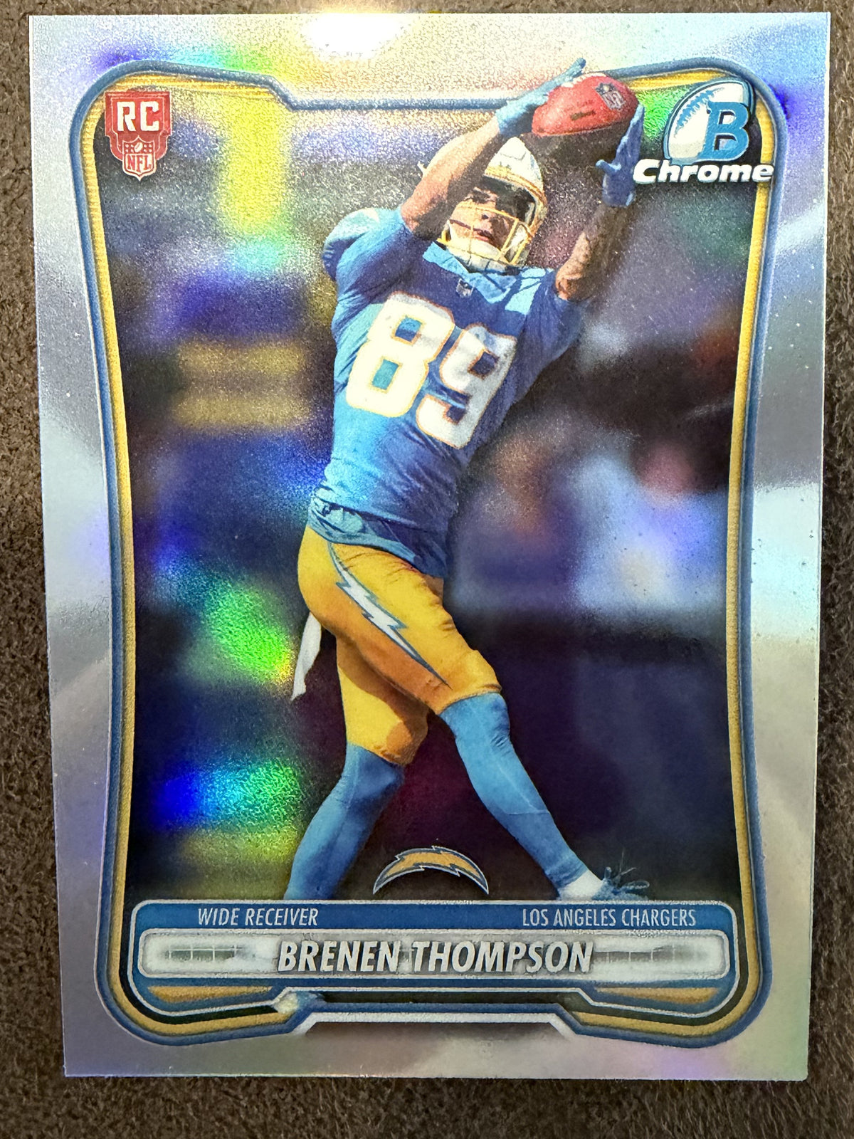 Brennen Thompson - 2026 Bowman Chrome - Red Rookie Redemption - Chargers