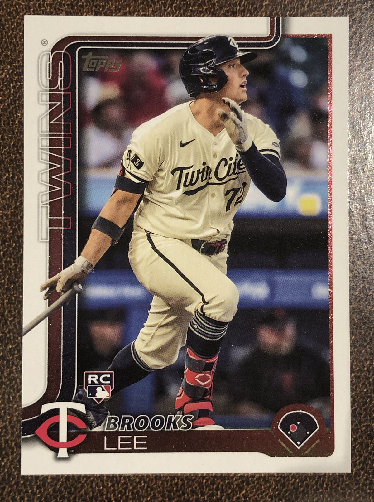 Brooks Lee - 2025 Topps Series 1 - Rookie Base Card - Twins