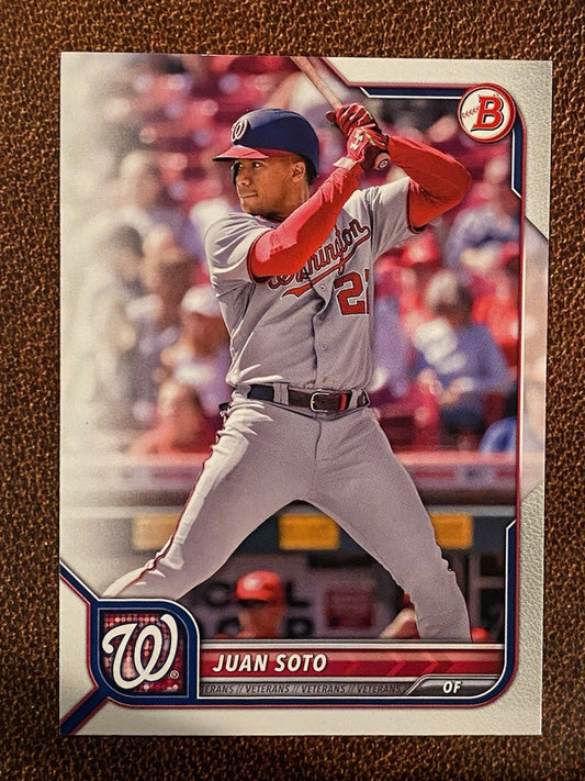 Juan Soto - 2022 Bowman - Base Paper - Nationals