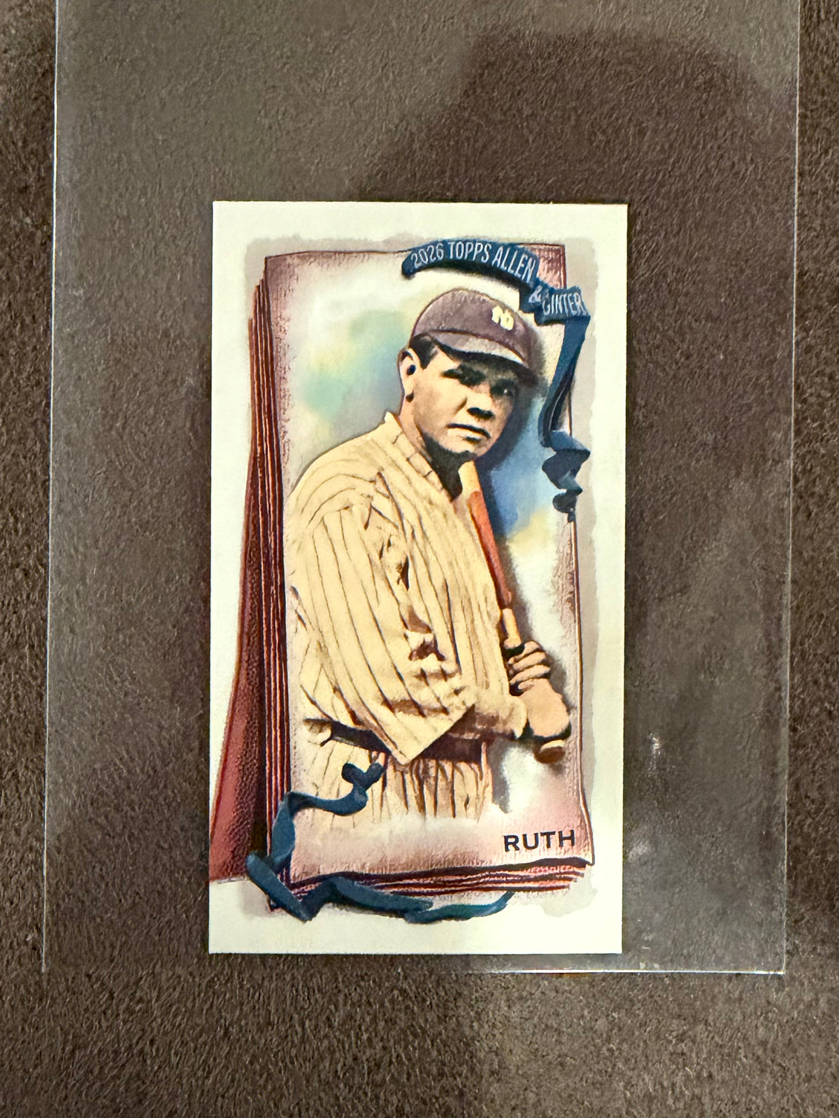 Babe Ruth - 2026 Allen & Ginter - No Number Mini A&G Back SP - Yankees