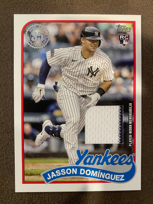 Jasson Dominguez - 2024 Topps Update - Relic Player Worn - Yankees