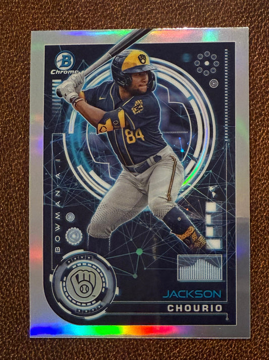 Jackson Chourio - 2024 Bowman - Bowman AI - Brewers