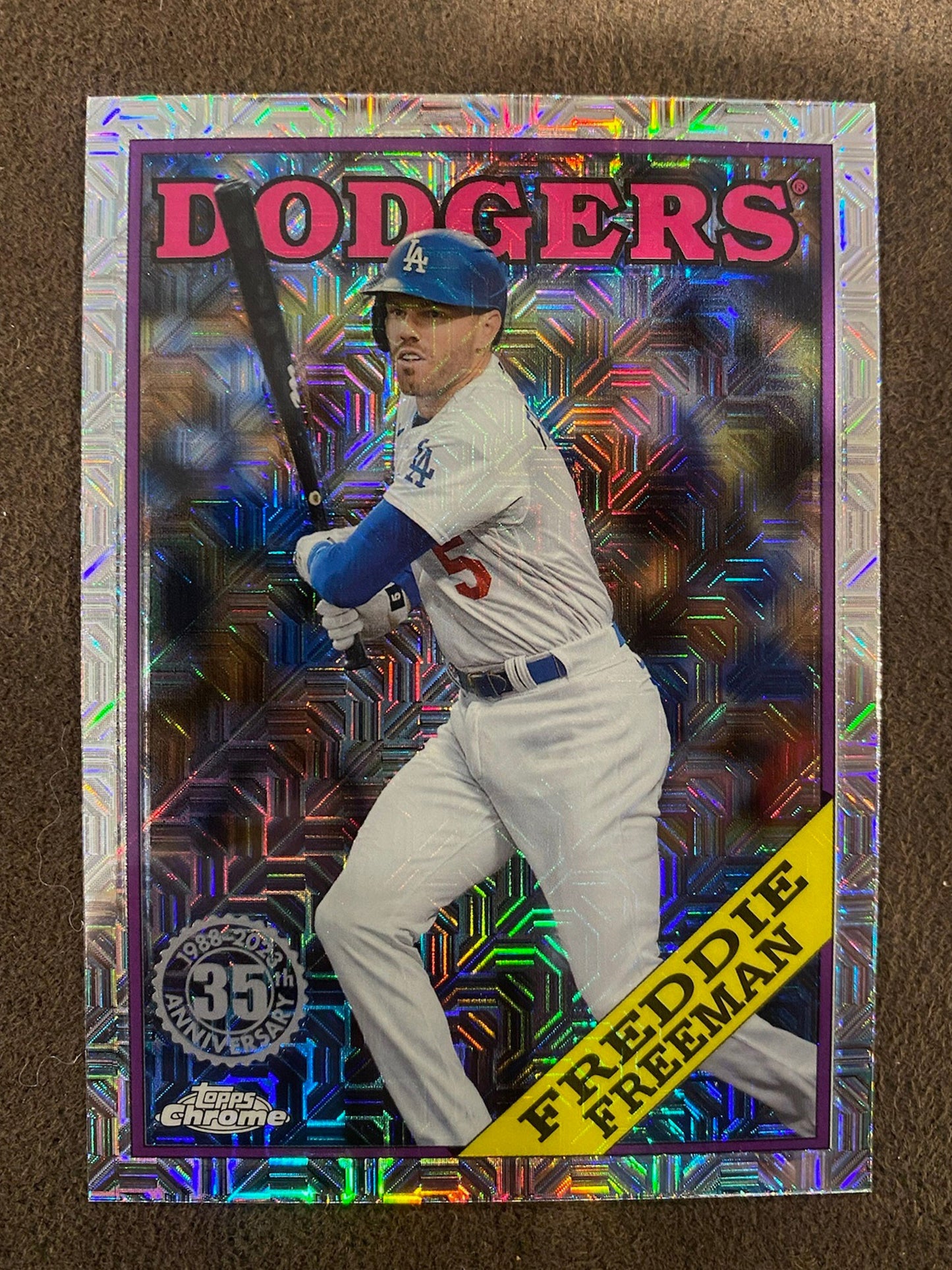 Freddie Freeman - 2023 Topps Series 1 - Silver Pack Mojo - Dodgers