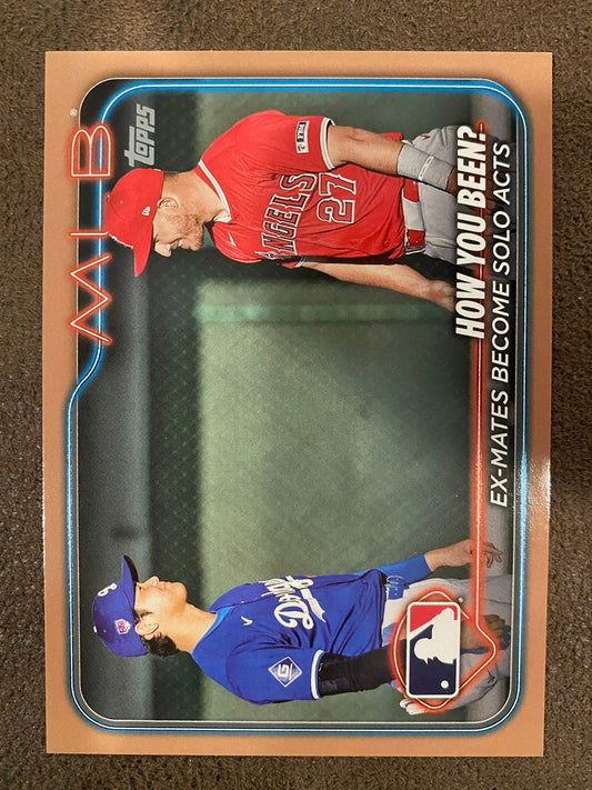 Shohei Ohtani / Mike Trout - 2024 Topps Update - Gold /2024 - Dodgers