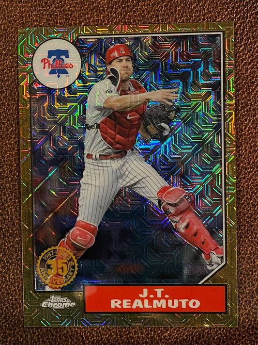 J.T. Realmuto - 2020 Topps Update - Silverpack Mojo Refractor Gold /50 - Phillies