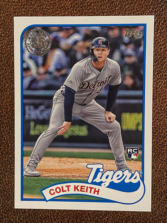 Colt Keith - 2024 Topps Update - 1989 Insert - Tigers