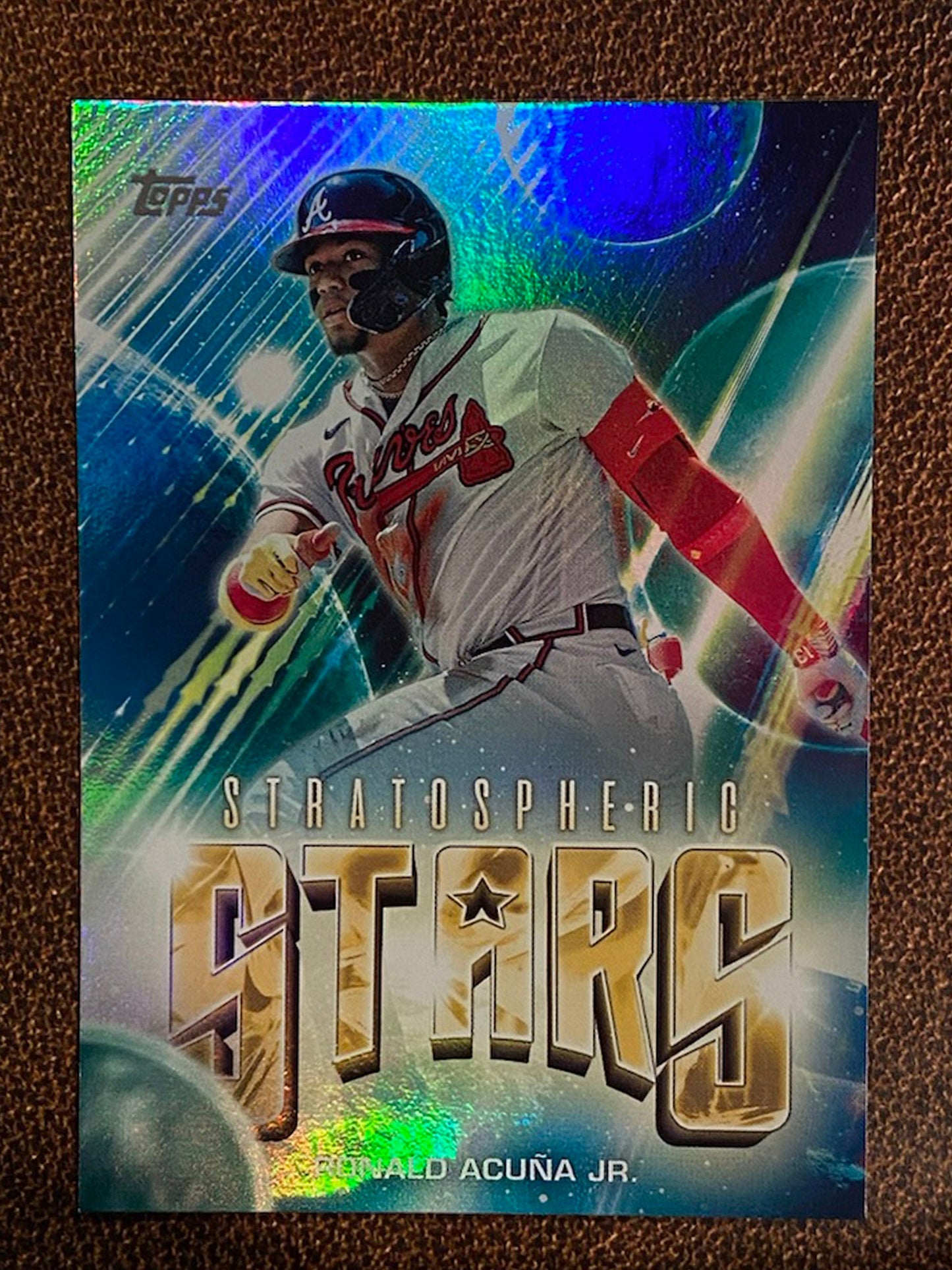 Ronald Acuna Jr - 2024 Topps Update - Stratospheric Stars SSP - Braves