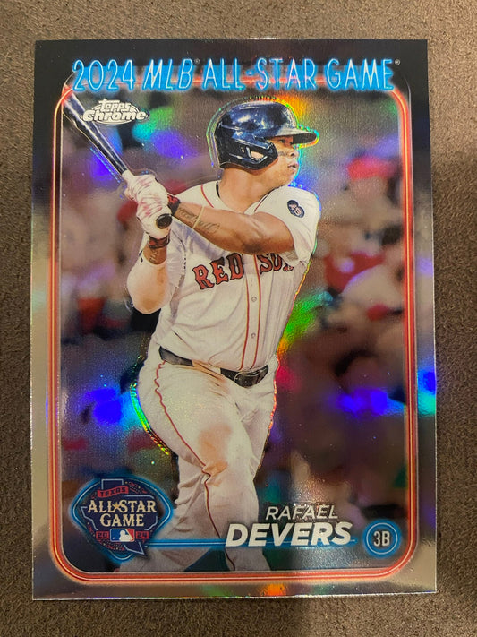 Rafael Devers - 2024 Topps Chrome Update - All Star Game Refractor - Red Sox