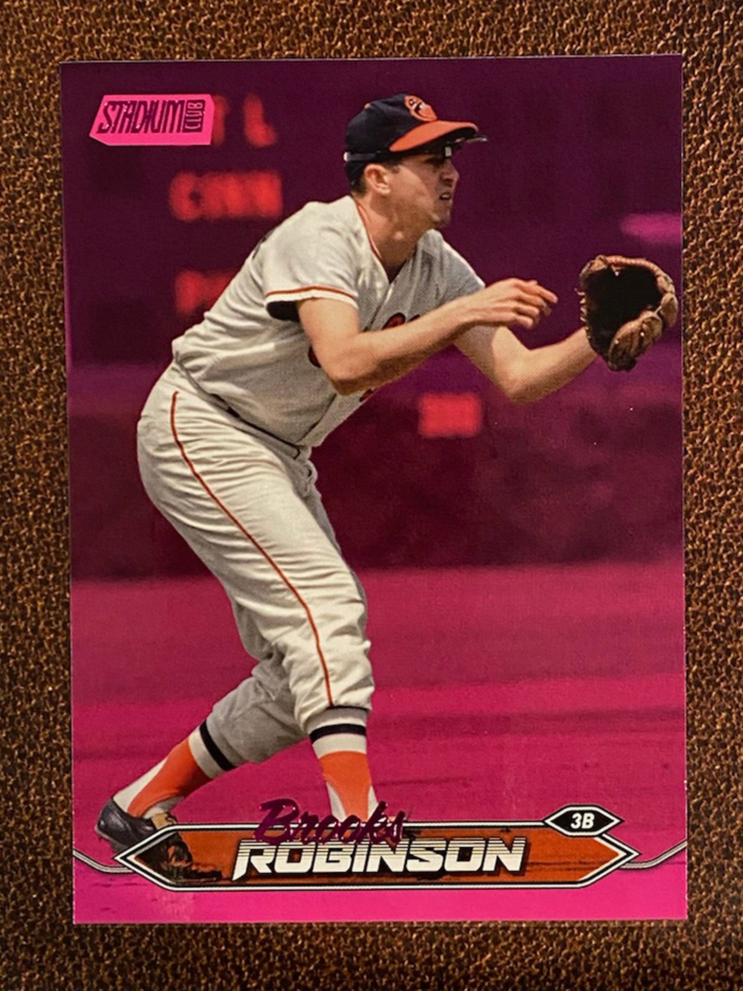 Brooks Robinson - 2024 Topps Stadium Club - Pink Foil - Orioles