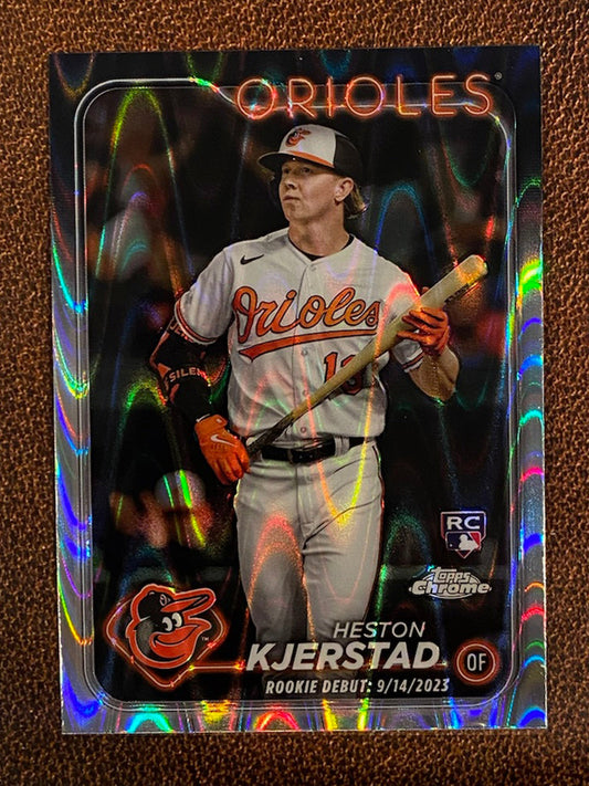 Heston Kjerstad - 2024 Topps Chrome Update - Raywave - Orioles