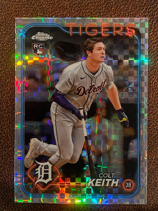Colt Keith - 2024 Topps Chrome Update - XFractor - Tigers