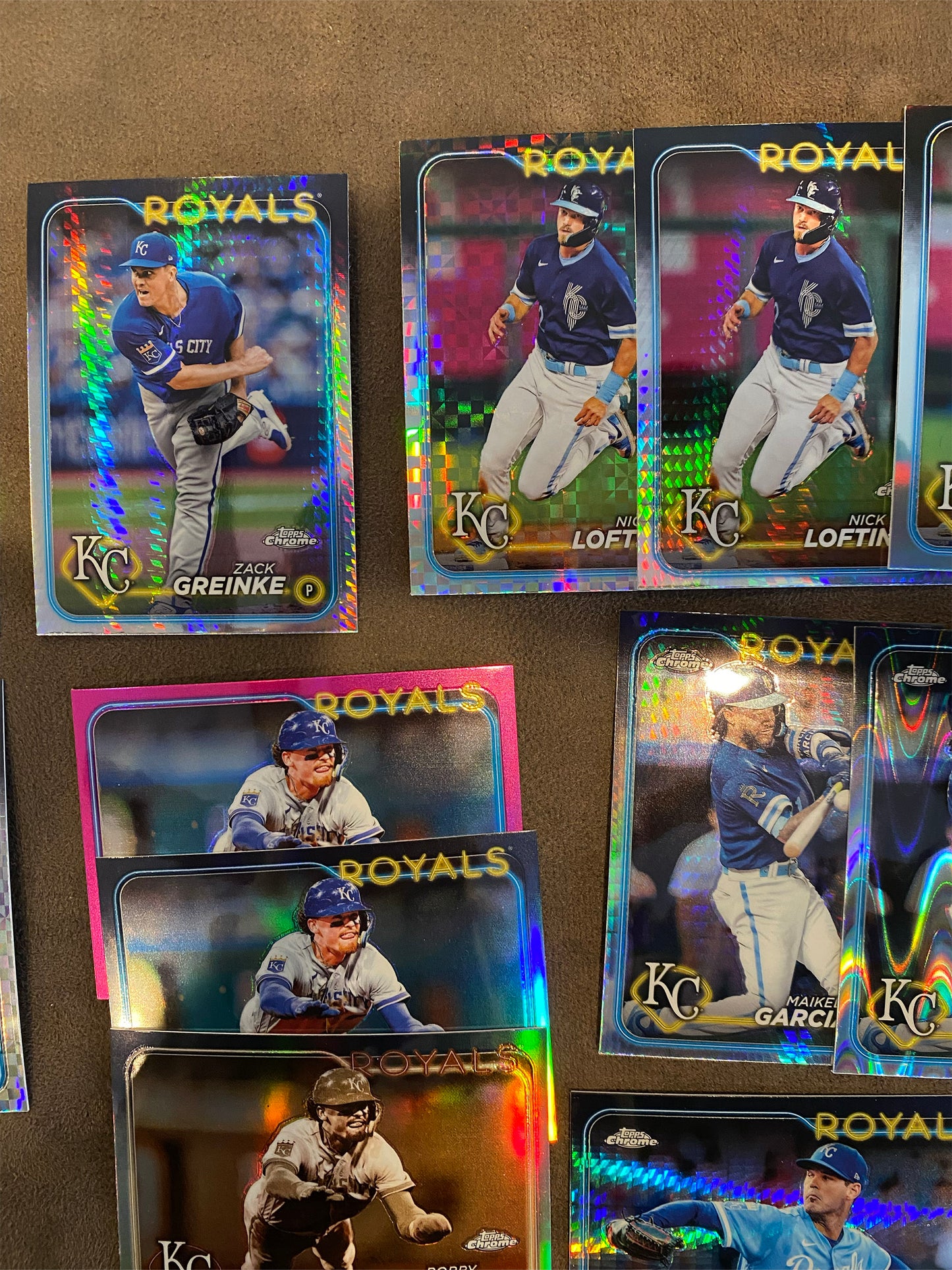 Kansas City Royals - All Parallels Lot - 2024 Topps Chrome - Royals