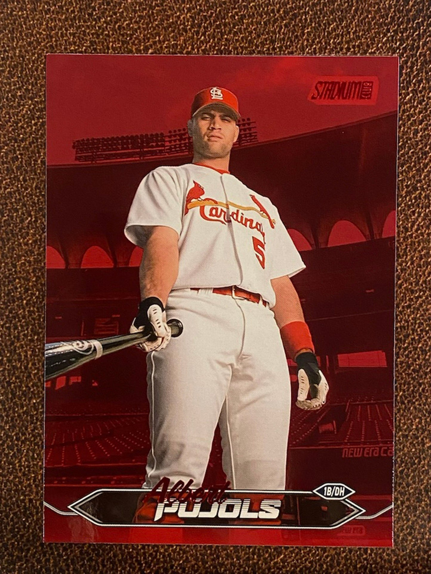 Albert Pujols - 2024 Topps Stadium Club - Red Foil - Cardinals
