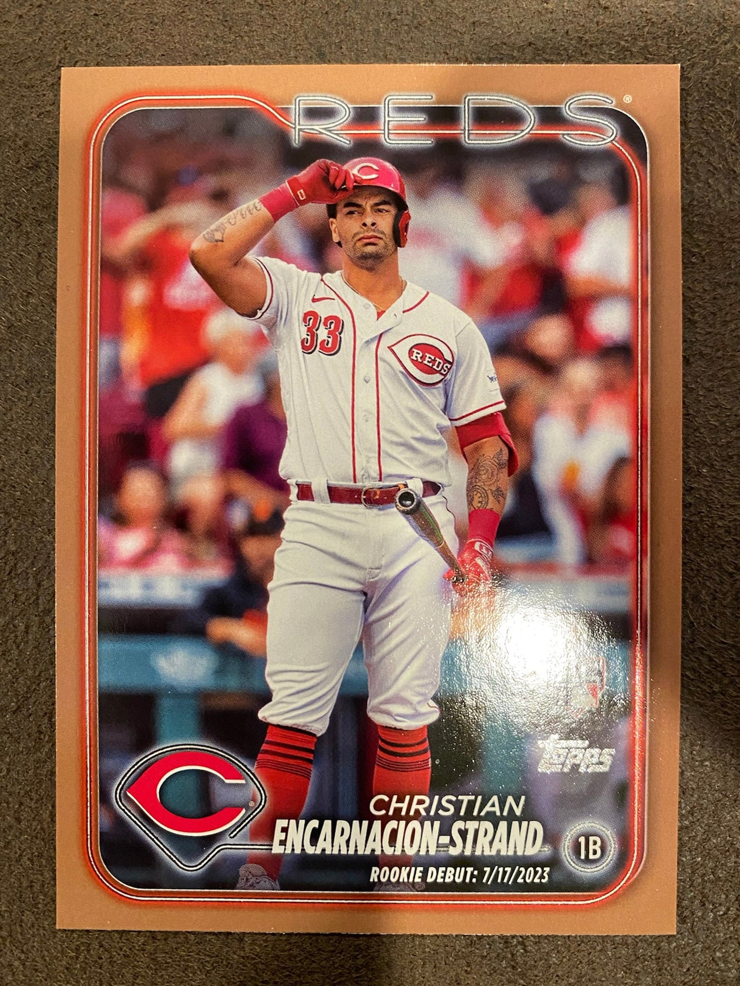 Christian Encarnacion Strand - 2024 Topps Update - Gold /2024 - Reds