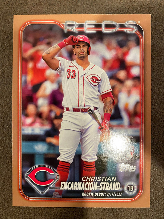 Christian Encarnacion Strand - 2024 Topps Update - Gold /2024 - Reds