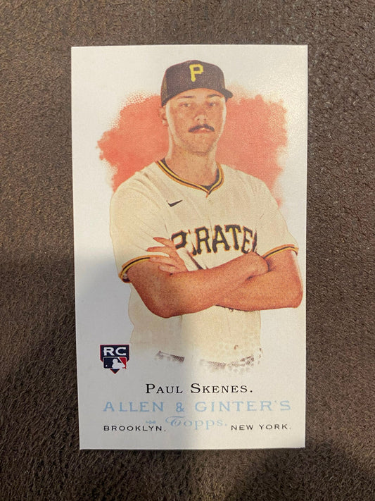Paul Skenes - 2024  Allen and Ginter - Mini Rookie Design Variation - Pirates
