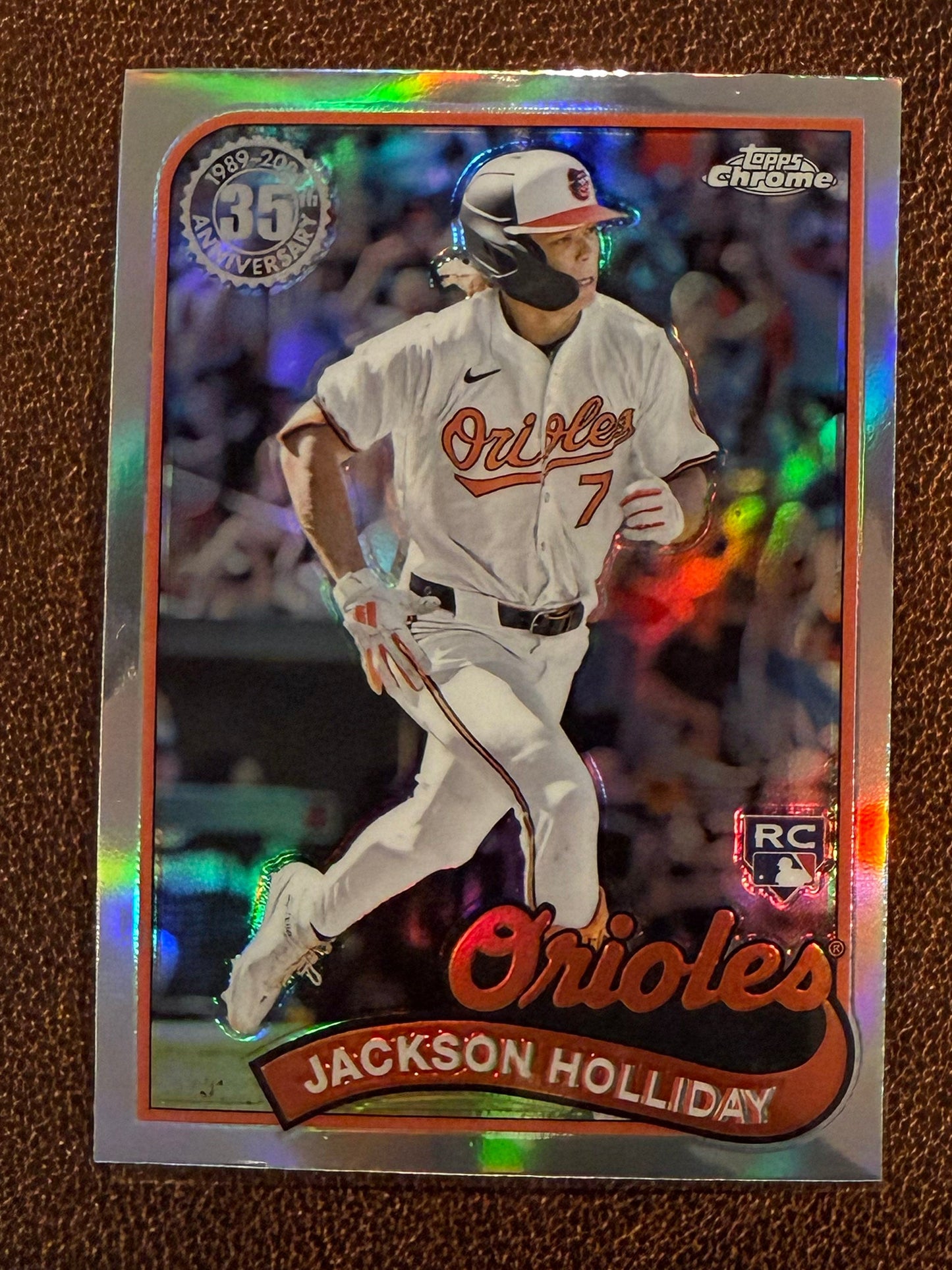 Jackson Holliday - 2024 Topps Chrome Update - 1989 Refractor - Orioles