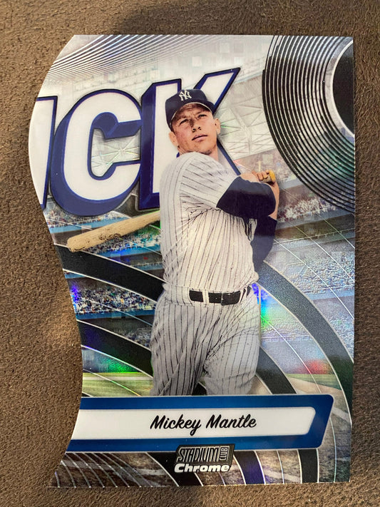 Mickey Mantle - 2024 Topps Stadium Club - Triumvirates Nickname (Right) - Yankees