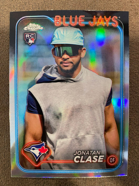 Jonatan Clase - 2024 Topps Update Chrome - Image Variation - Blue Jays