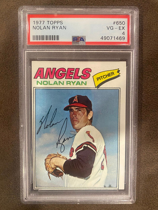 Nolan Ryan - 1977 Topps - #650 (PSA 4) - Angels