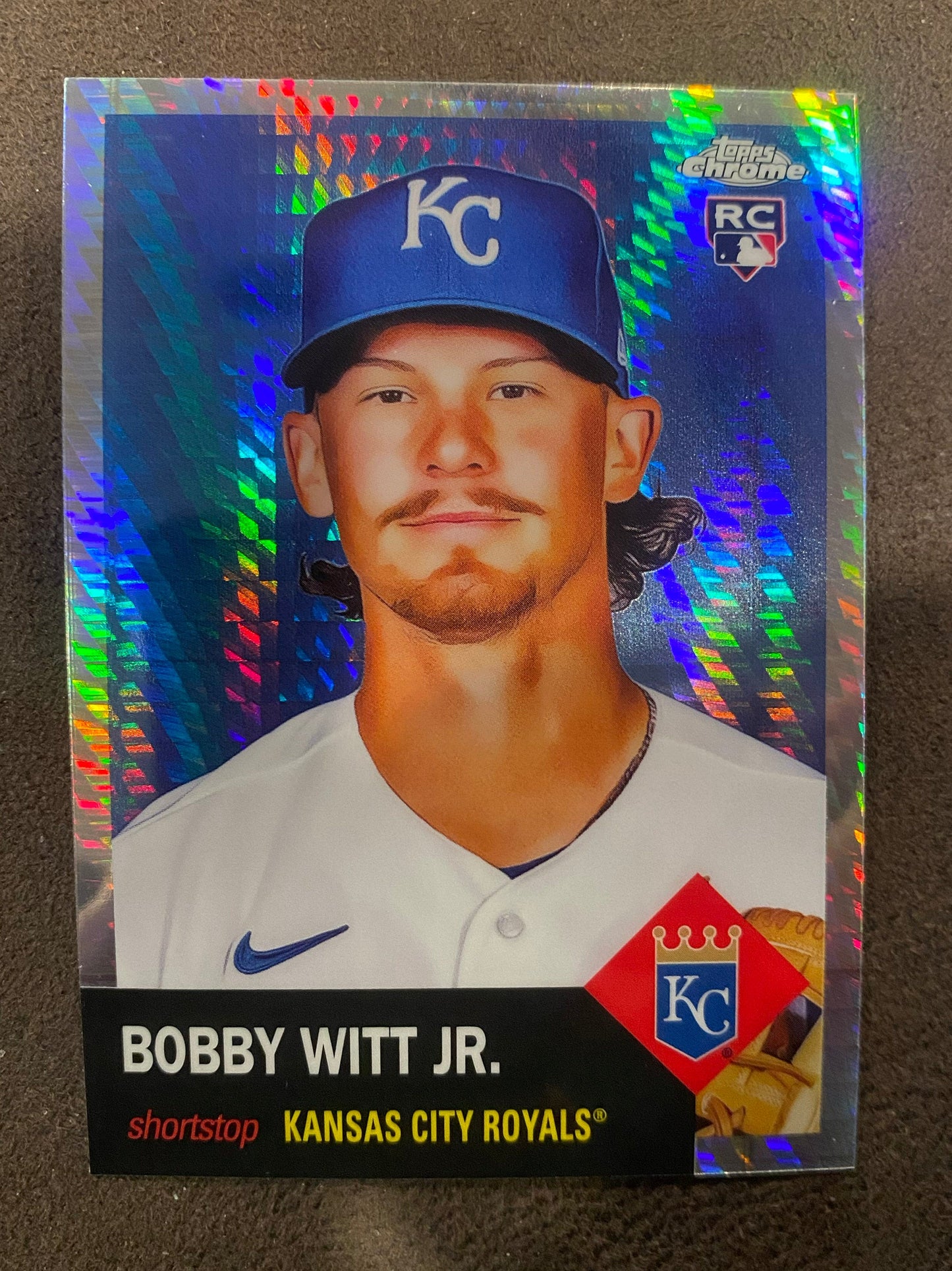 Bobby Witt Jr - 2022 Topps Chrome Platinum Anniversary - Prism Refractor - Royals