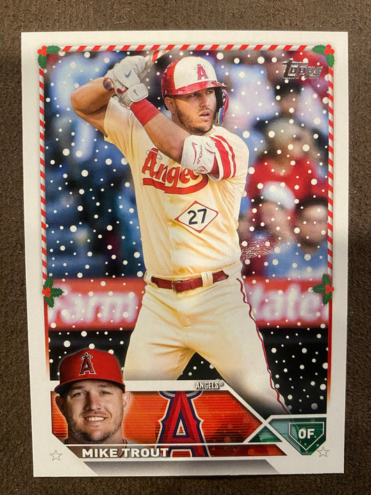 Mike Trout - 2023 Topps Holiday - SP - Angels