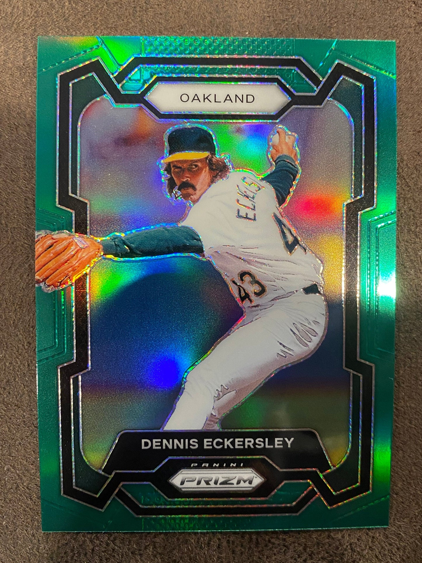 Dennis Eckersley - 2024 Panini Prizm - Green Refractor - Athletics