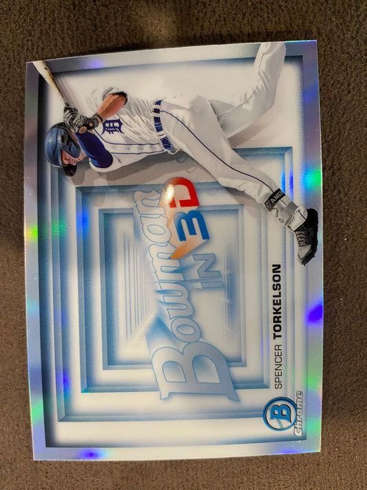 Spencer Torkelson - 2022 Bowman - Bowman in 3D Refractor - Tigers