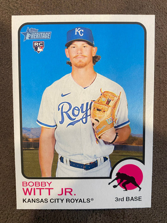 Bobby Witt Jr. - 2022 Topps Heritage High Number - Basecards - Royals
