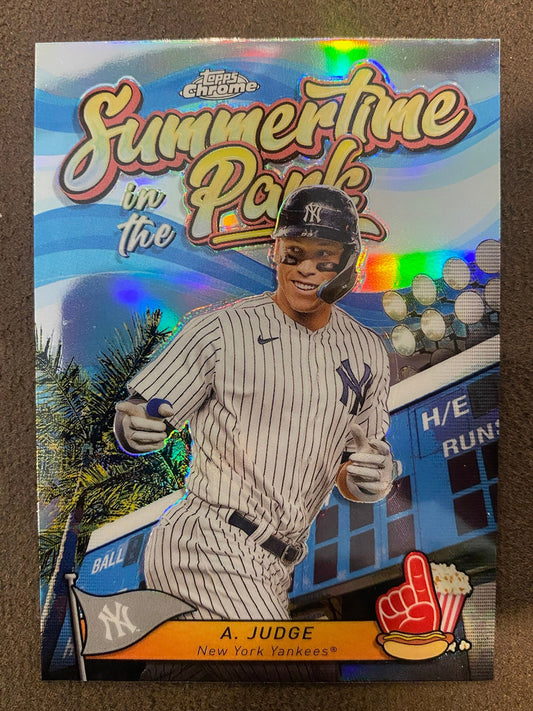 Aaron Judge - 2024 Topps Chrome - Summertime in the Park - Yankees