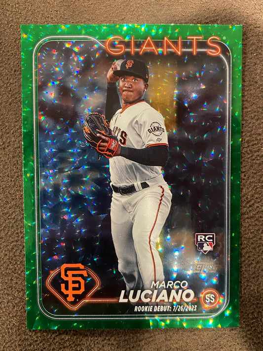 Marco Luciano - 2024 Topps Update - Green Foil /499 - Giants